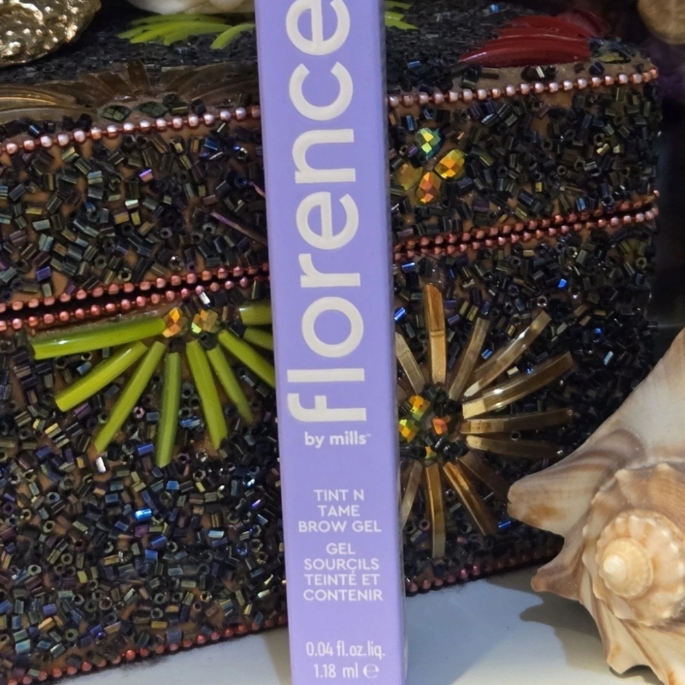 florence by mills Tint N Tame Brow Gel Black Noir 1.18 ml 0.04 fl oz NIB